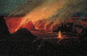 Lionel Walden Volcano France oil painting artist